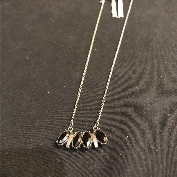 Paparazzi black stone necklace set - Picture 2 of 4